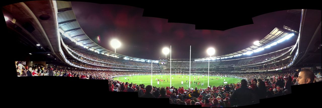360 panorama from Q2 before Hawks v Swans